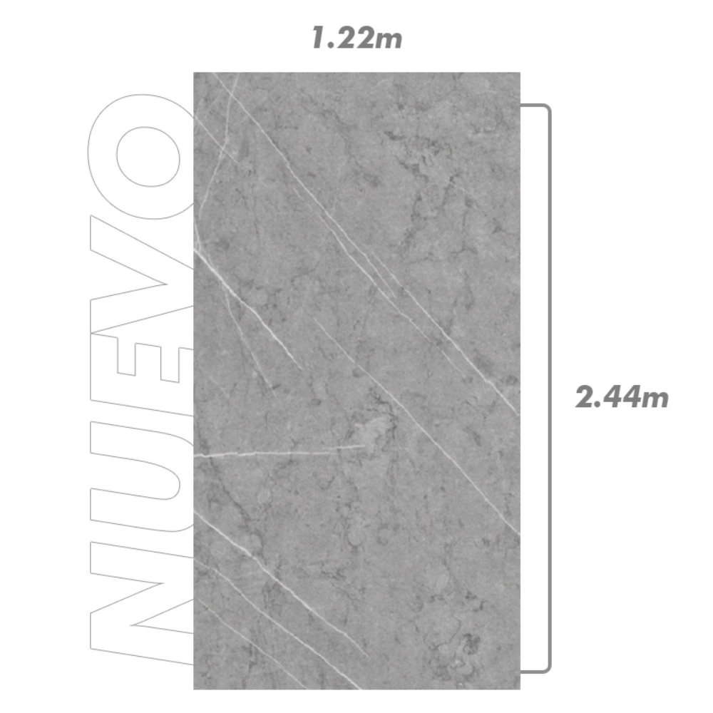 Placa de PVC Marmol Gris