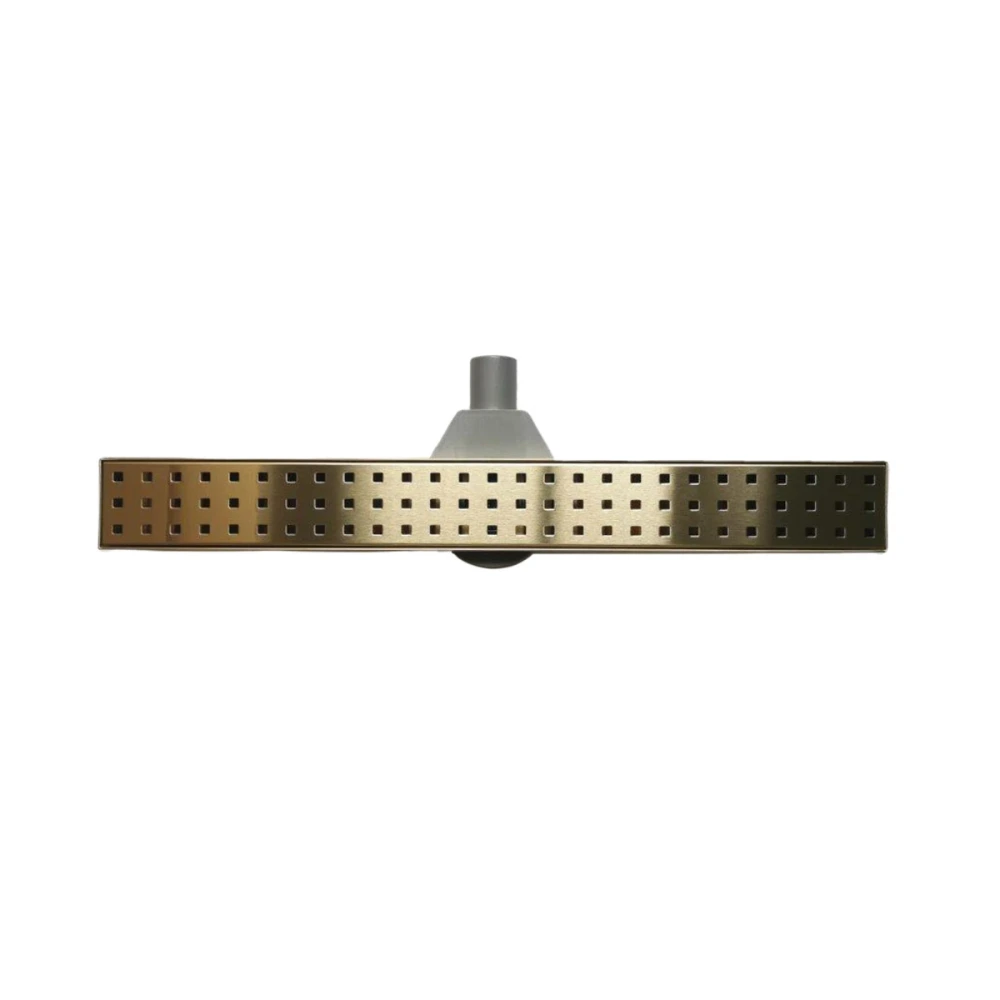 Rejilla Lineal Oro Cepillado Brillo 60 cm