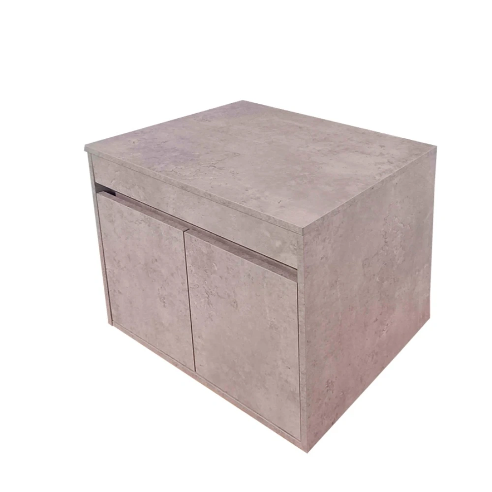 Mueble para bacha de apoyo Cement 60 x 46 x 52 c
