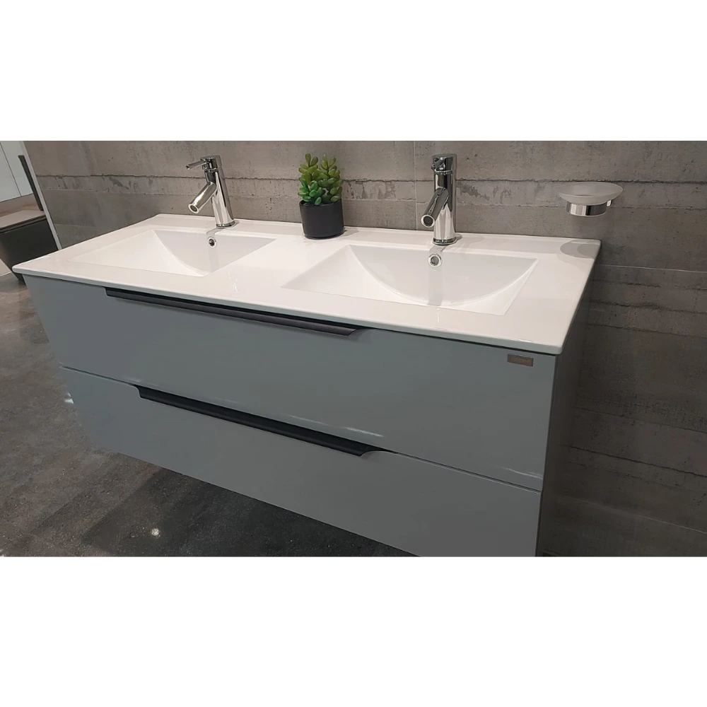 Mueble + Mesada Doble 2 cajones 120 x 46 x 52 cm