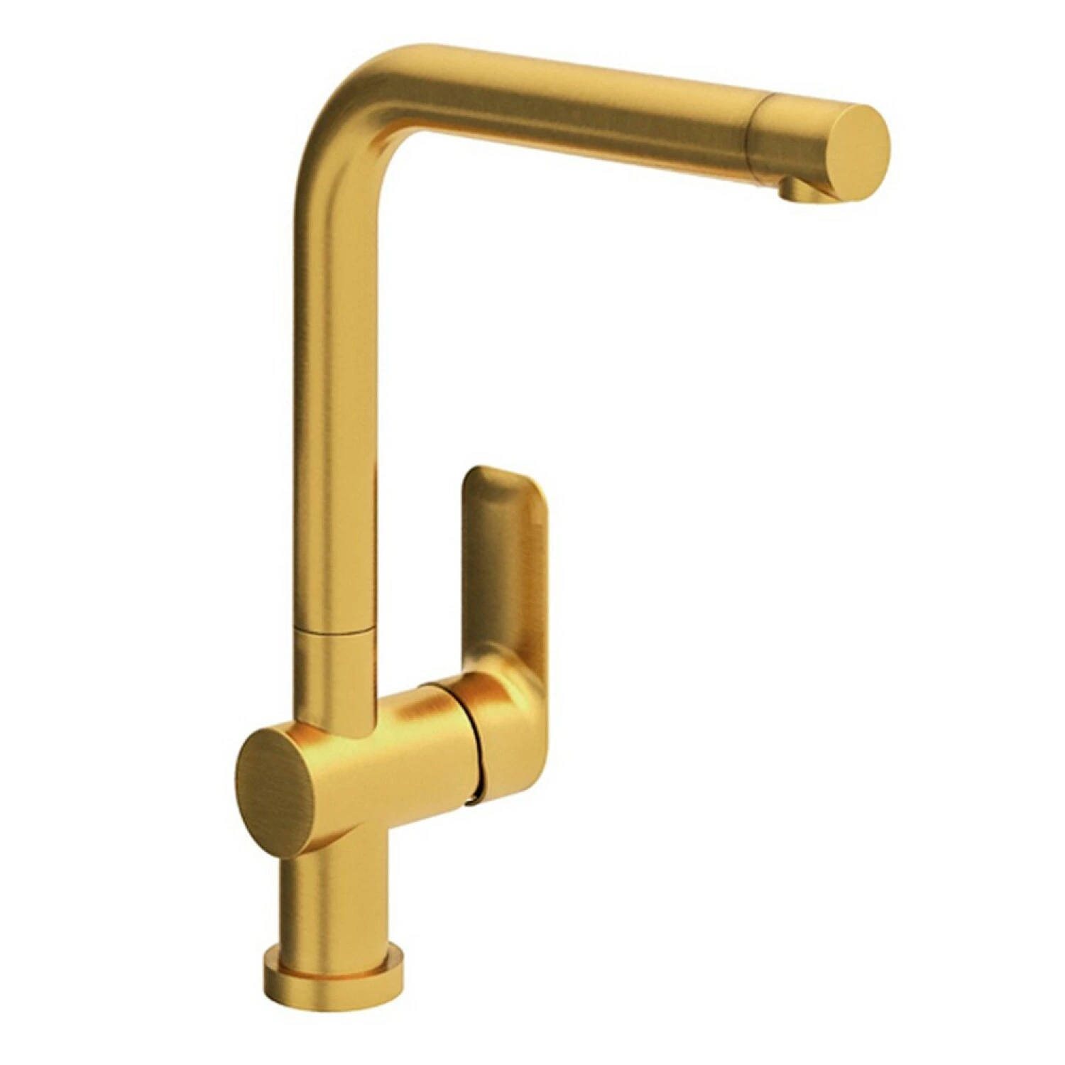 Grifería de Cocina Monoc . Con Pico Móvil Brushed Gold Linea Coty