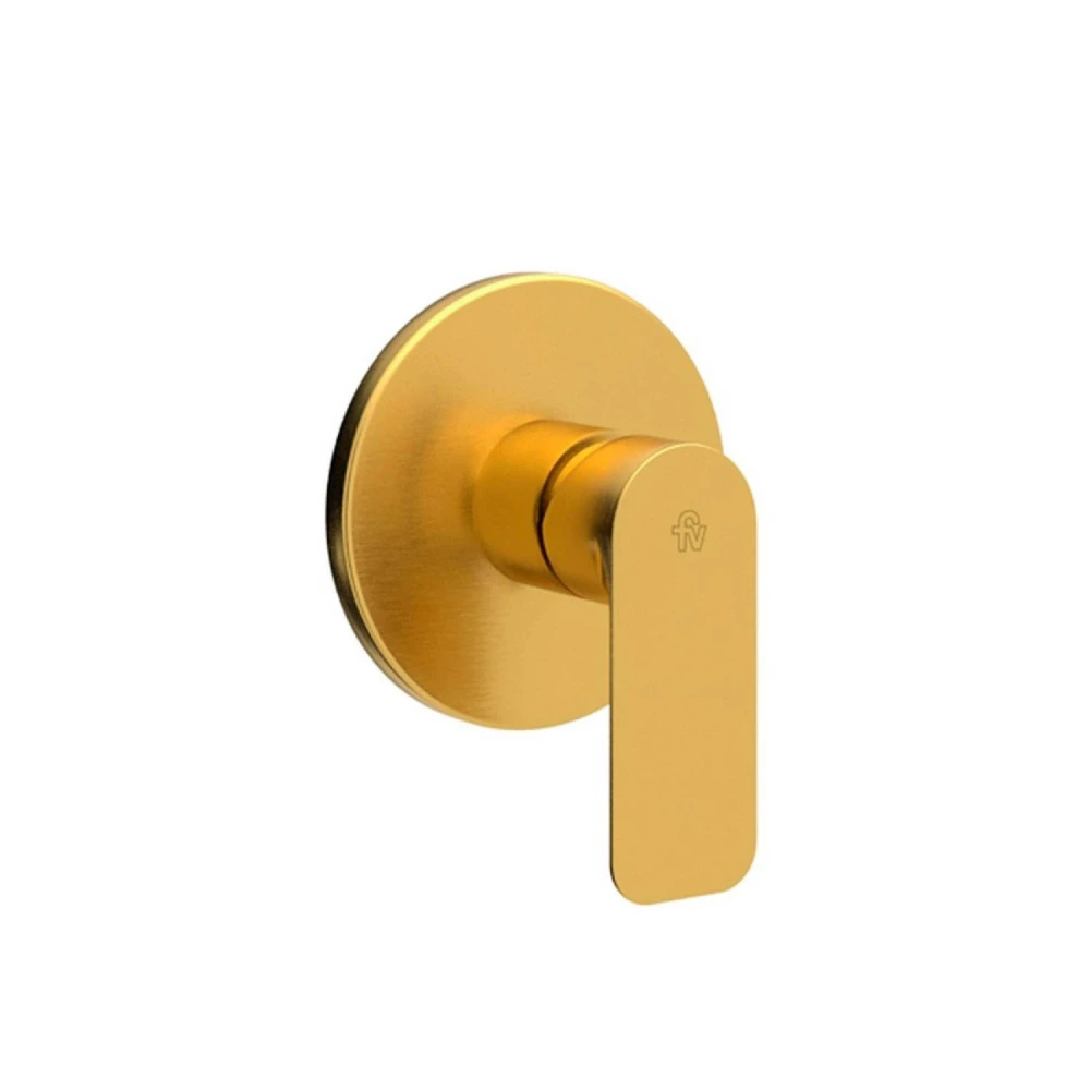 Griferia Monoc, Ducha Empotrar Sin transferencia. Brushed Gold Linea Coty