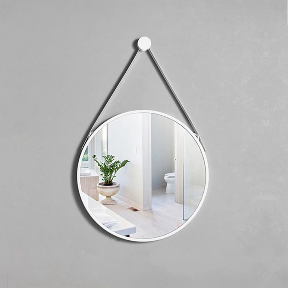 Espejo anticorrosión color blanco para baño 70 cm Aqualia