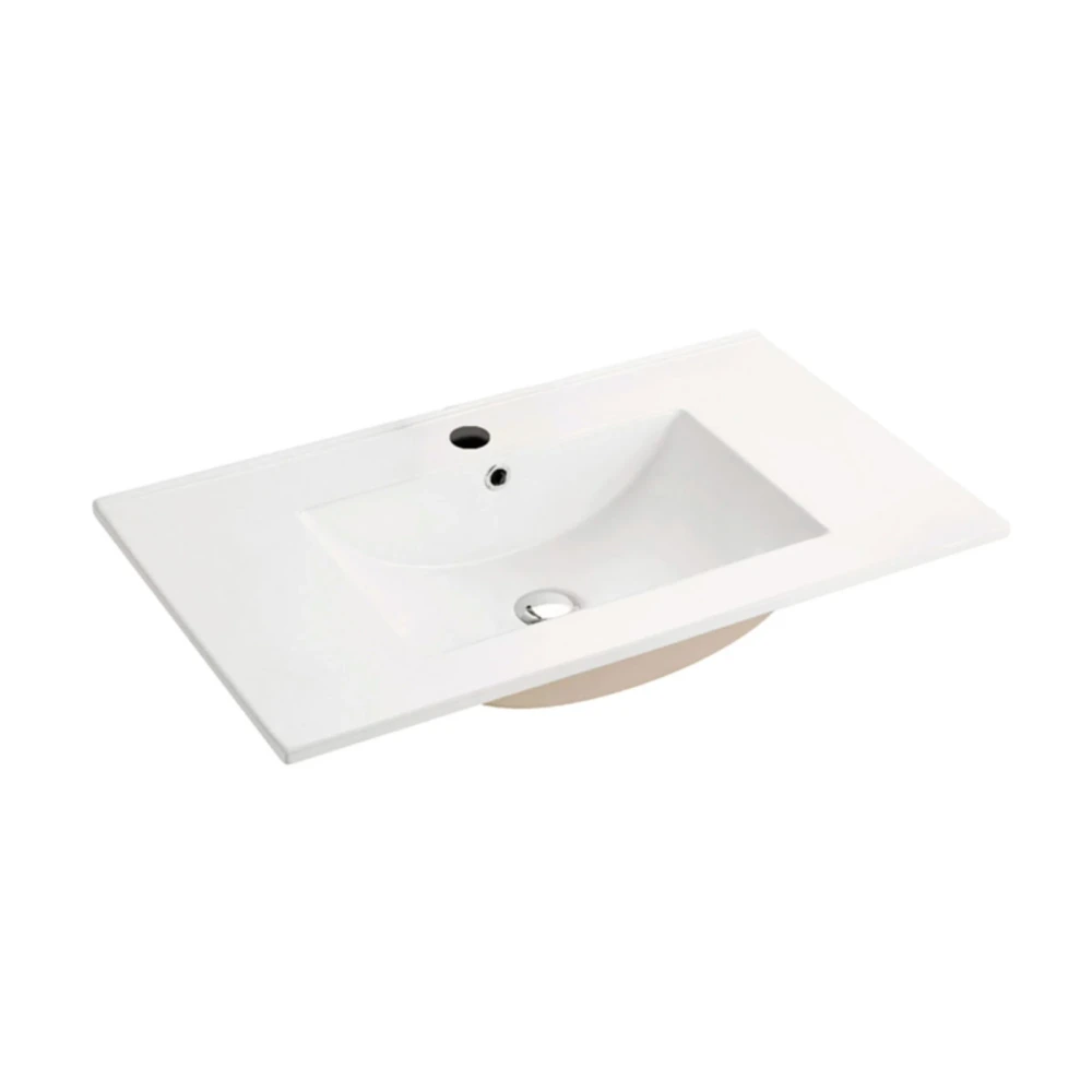 Bacha lavatorio de empotrar 60x46x18 aqualia