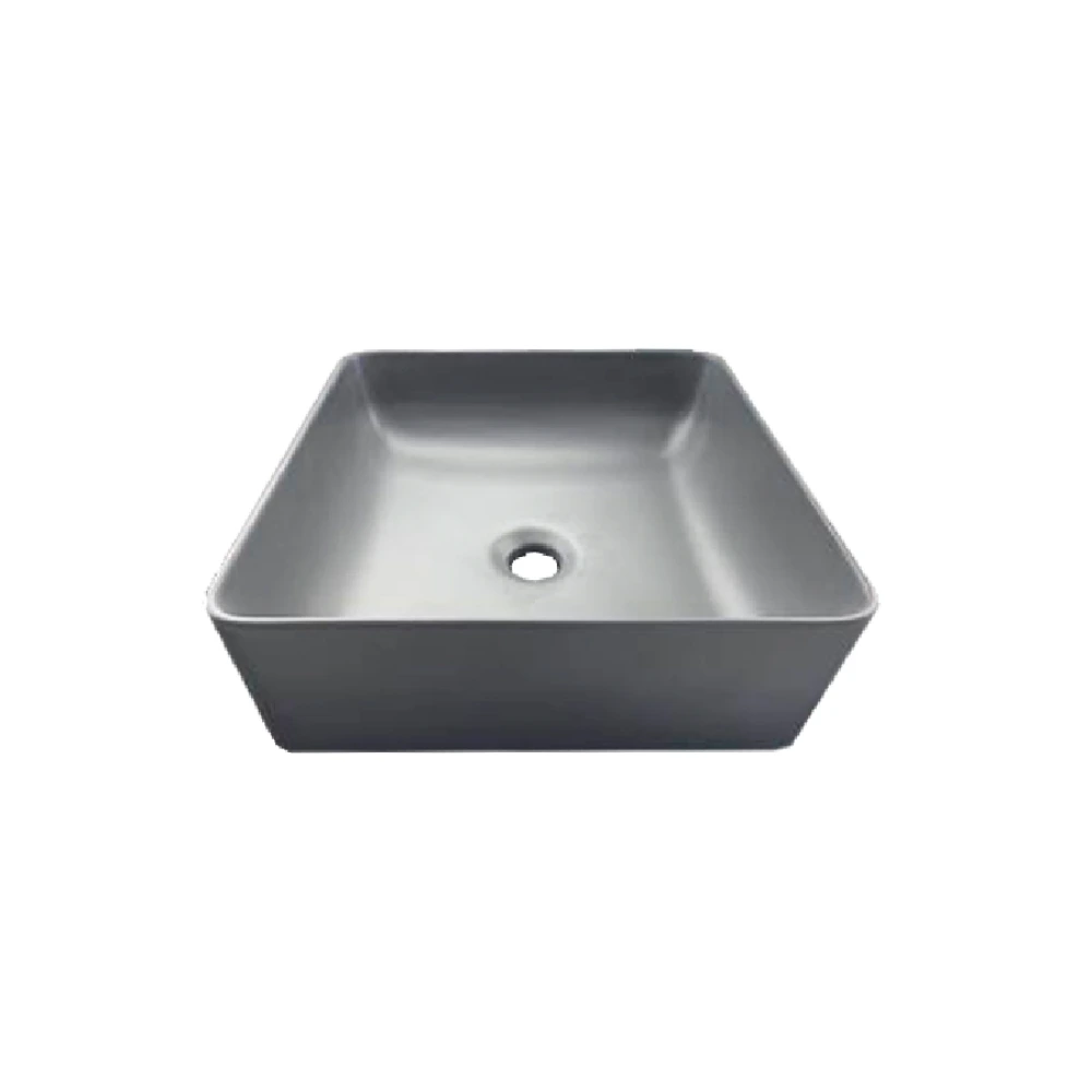 Bacha Cuadrada Gris Mate RGB-430GM