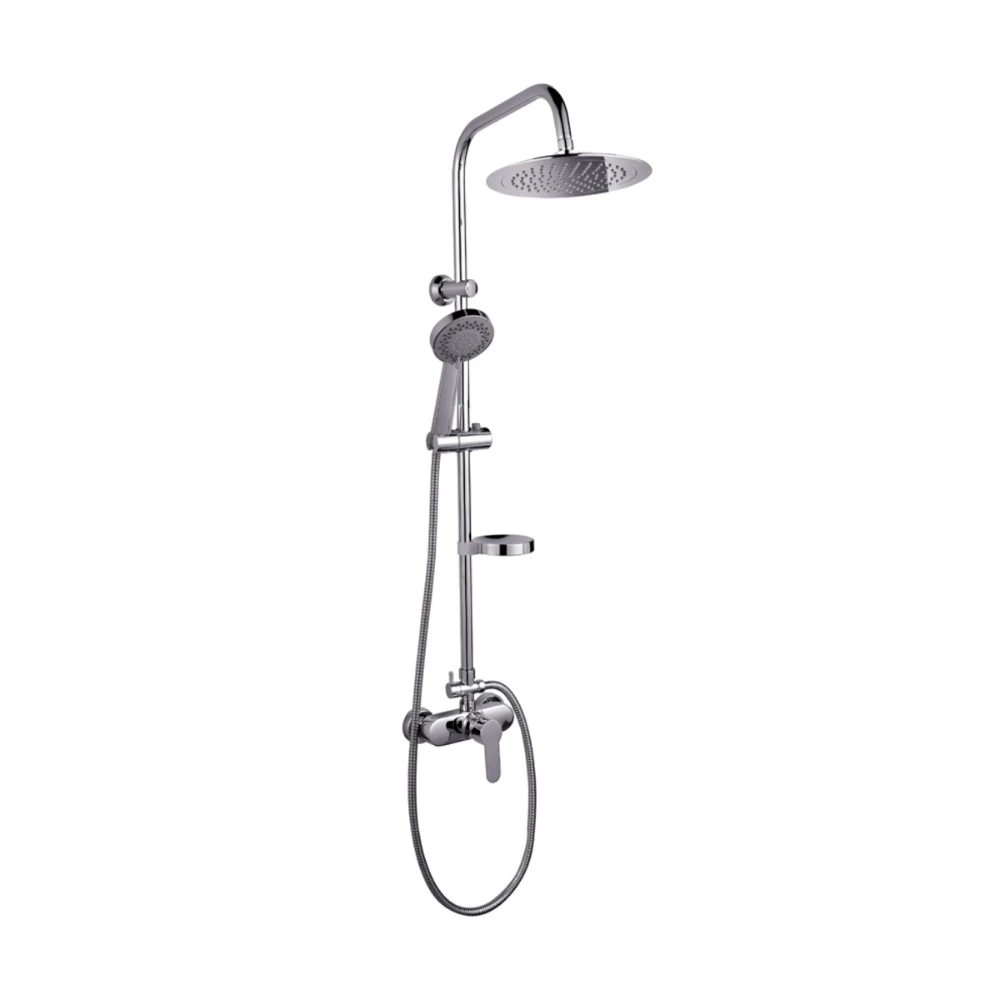 Barral Ducha c/ Monocomando Cromado DGC