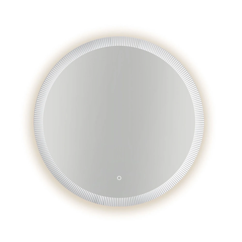 Espejo frameless 90 x 90 con luz led , antiempañante y sensor one touch.