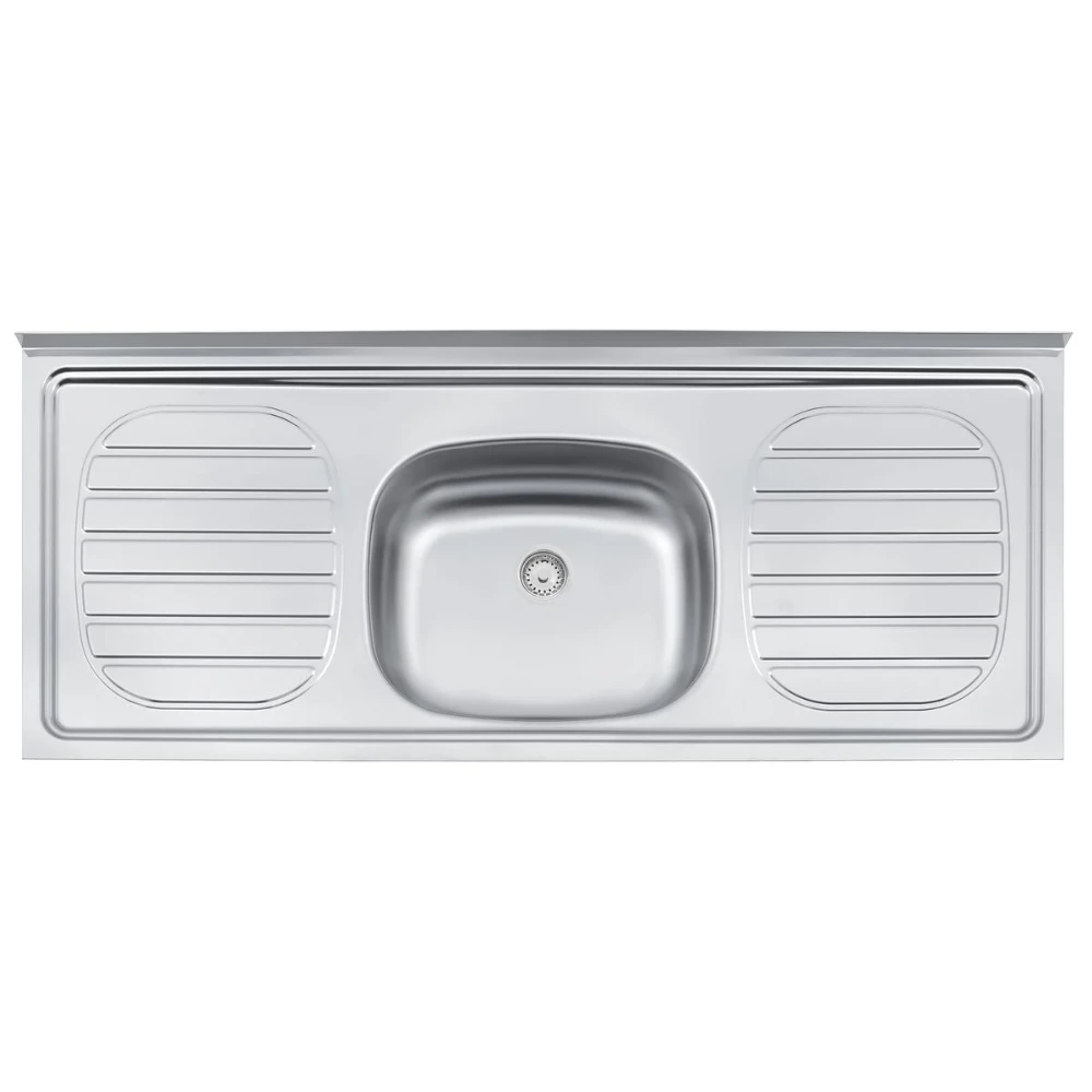 51507-Mesada Ac. Inox. 1,50  x 52 cm (Pileta Central)
