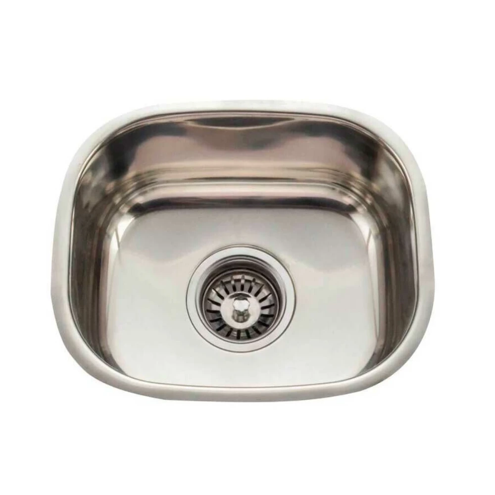 Pileta Simple ac. inox. pulido DGC -42x36x18cm (embutir)