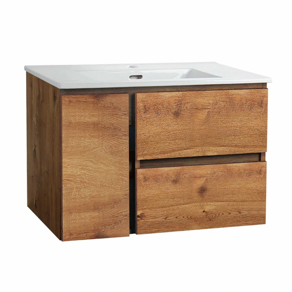 Mueble de baño 75x46x50cm con una puerta y dos cajones Aq
