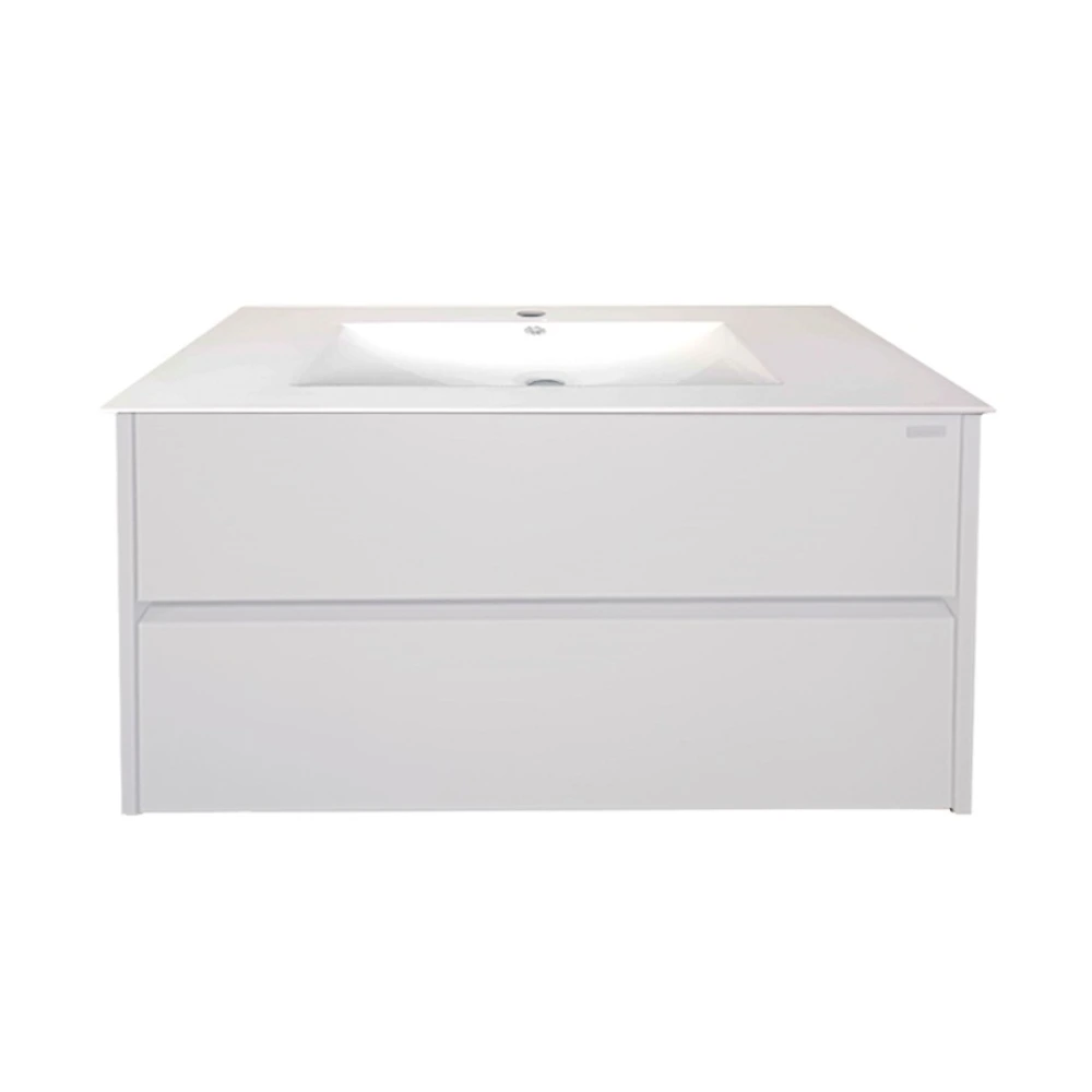 RGM-848/WHITE -Mueble+Mesada 2 cajones 80x46x52cm