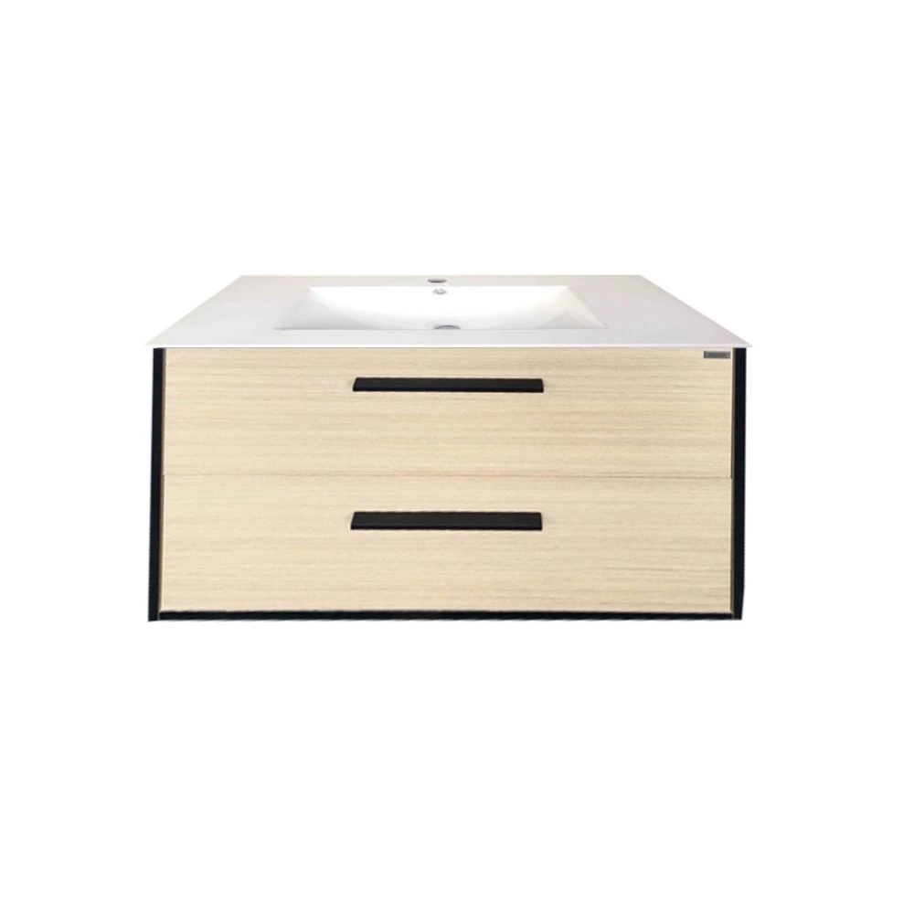 Mueble+Mesada 2 cajones con tirador 80cm – RGM-800BR