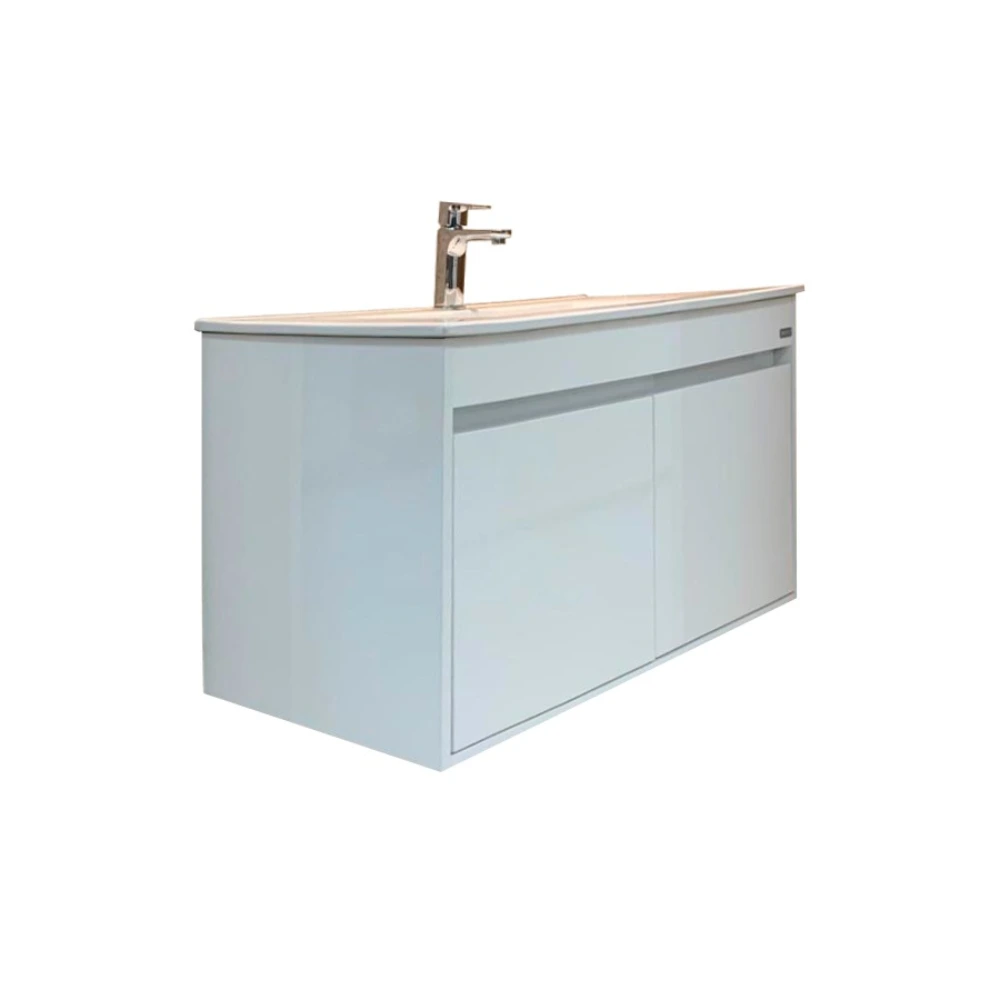 RGM-632/white -Mueble 2 Puertas c/bacha de loza 60cm