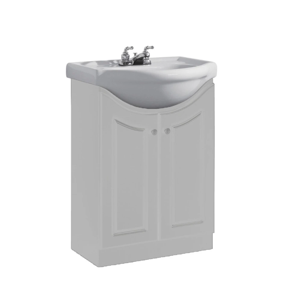 Mueble 2 puertas + mesada blanco -RGM-101B