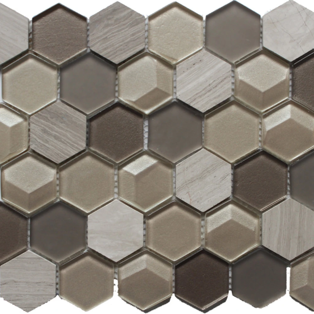 Mosaico hexa gris -RG-X6102