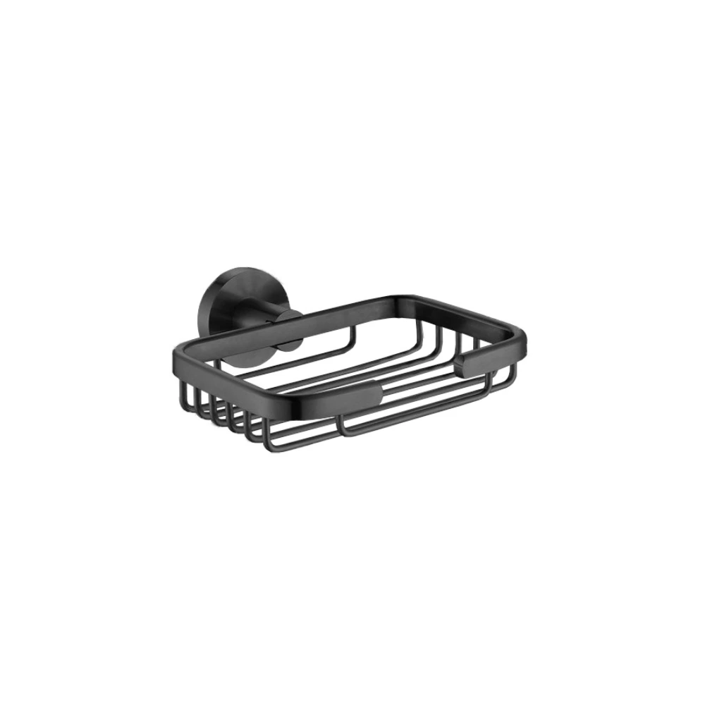 Jabonera Reja Satin Negro Mate  Gun Metal