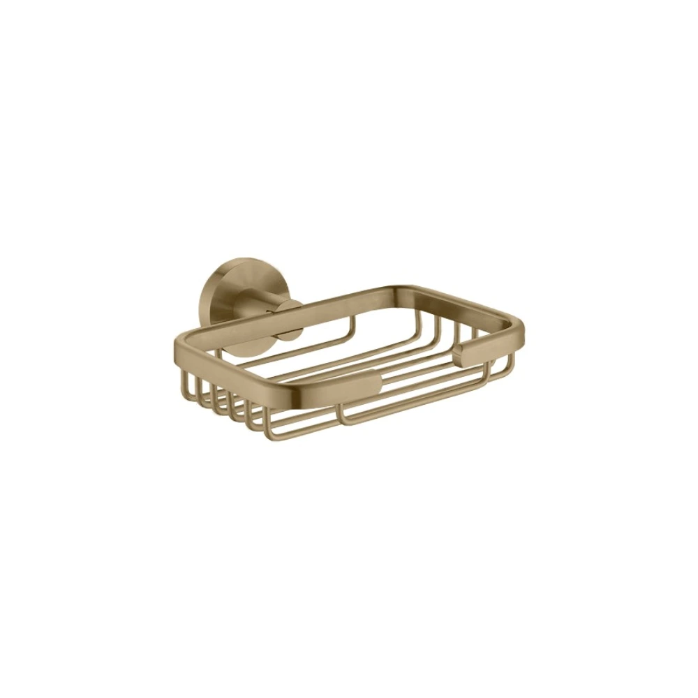 Jabonera Reja Satin Dorado Mate  Brushed Brass