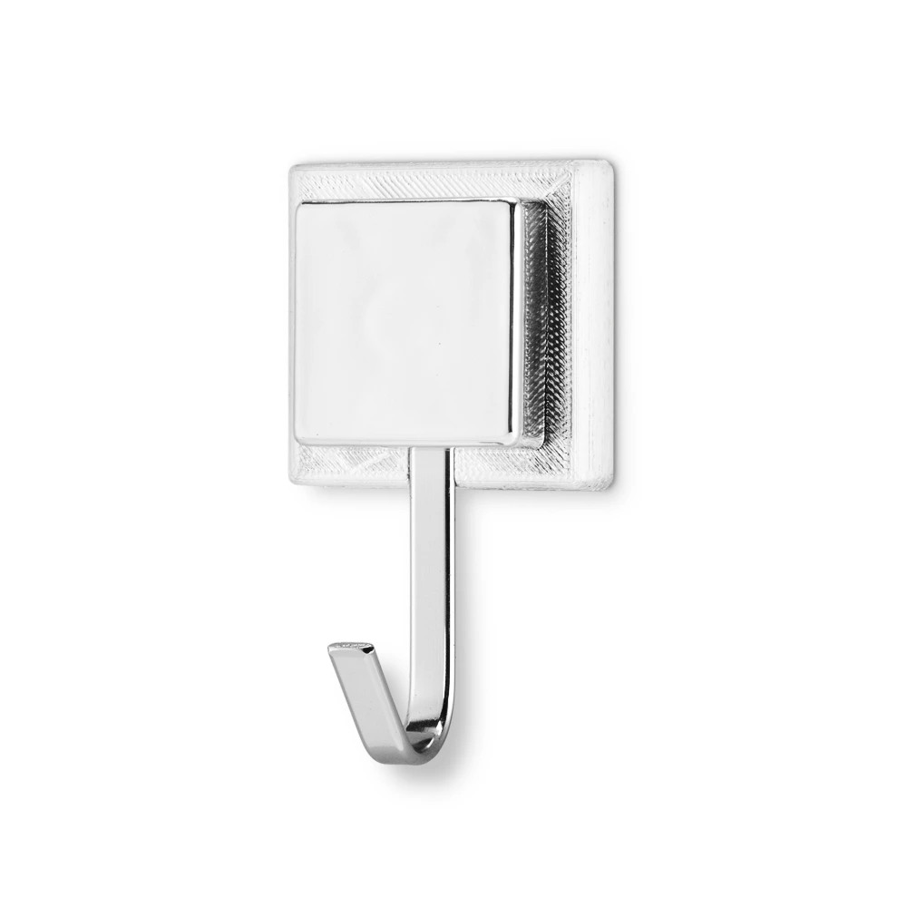 54984 -Percha simple cromo -de pegar (3M)