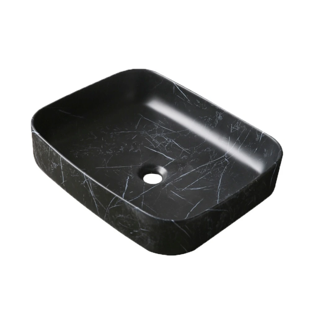 Bacha Rectangular Nero Marquina