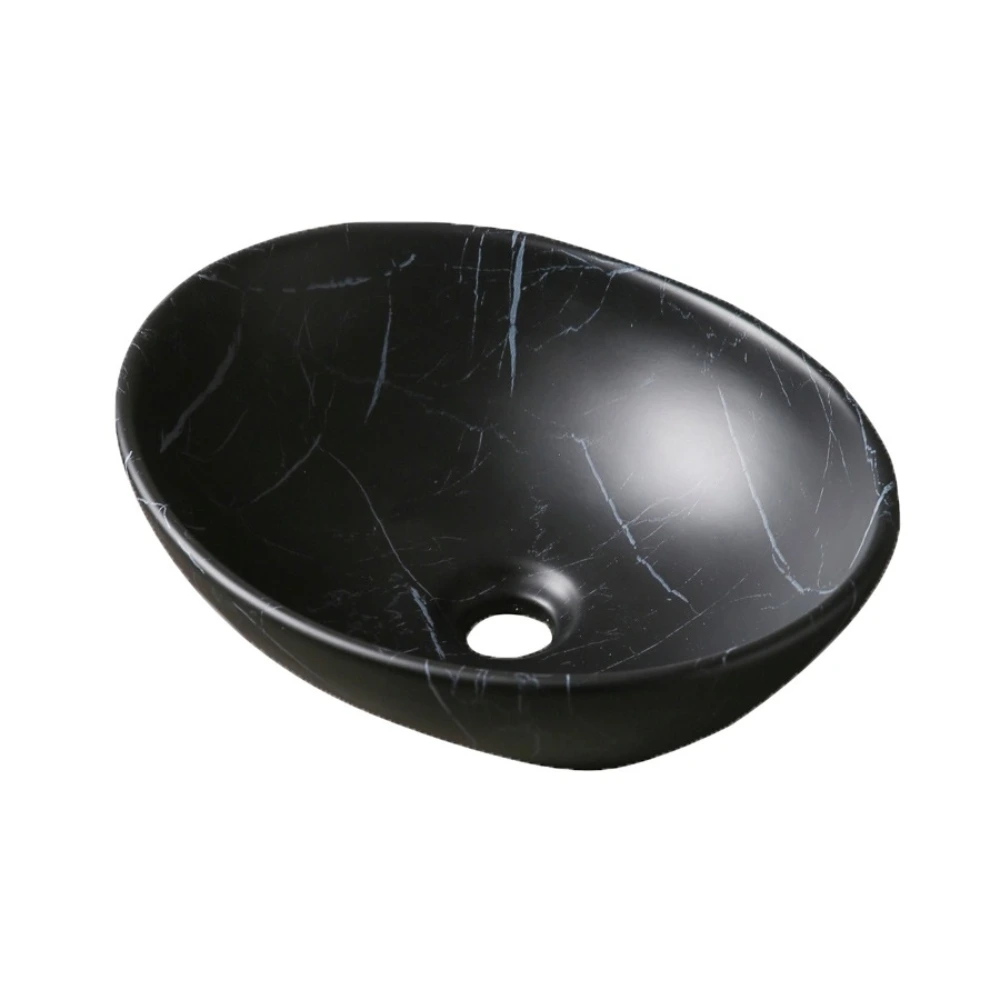 Bacha Oval Nero Marquina RGB-082