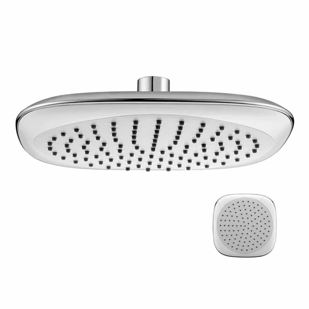 Roseta 20cm cromo/blanca VICENZA