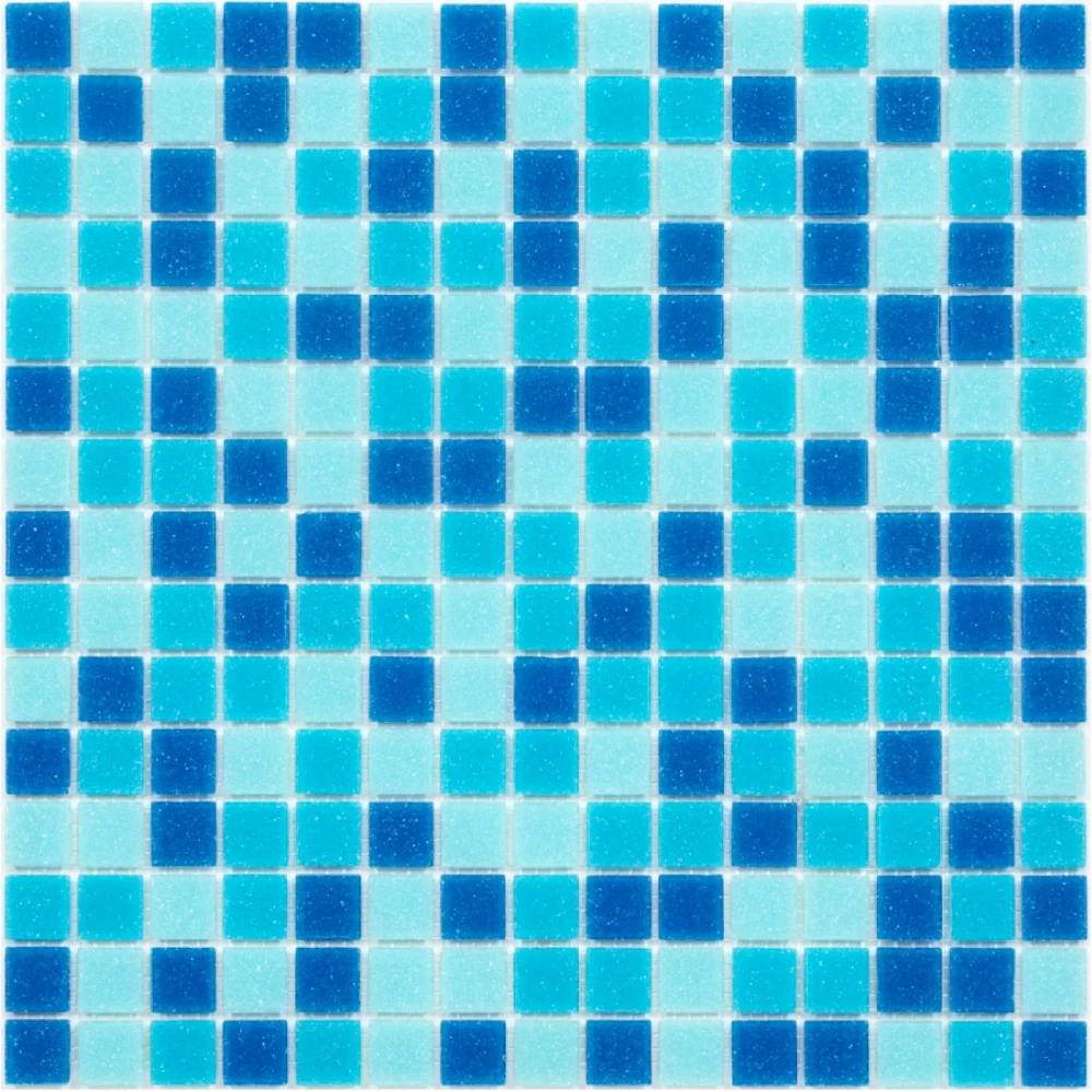 Pastilla para piscina mix azul chip (2×2)