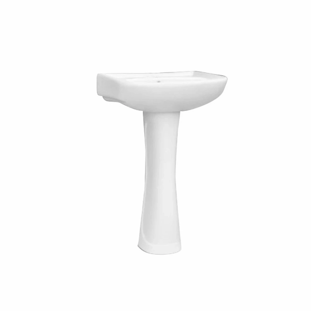 Lavatorio c/pedestal GERANIOS -50.5x41x79cm