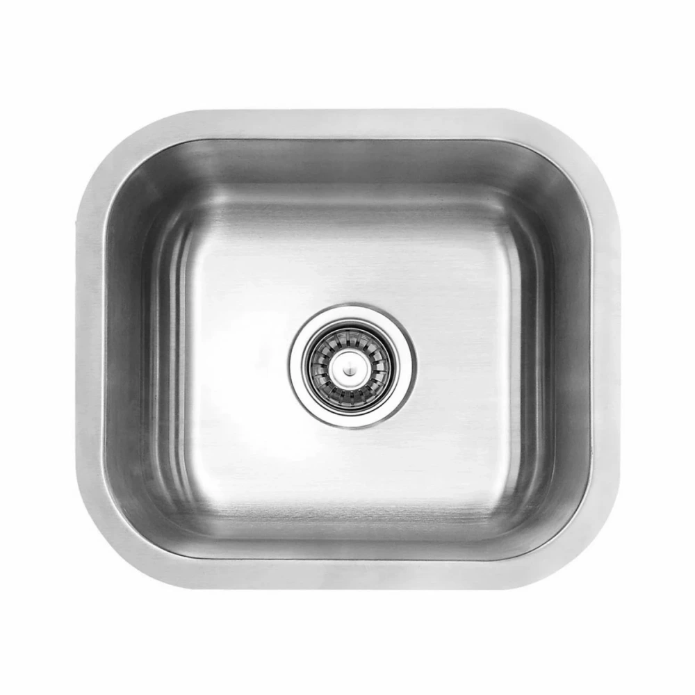 Pileta Simple ac. inox. satin -45.7×40.6×20.3cm (embutir y sobreponer)