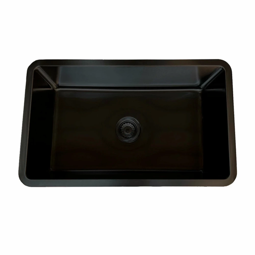 Pileta ac. inox. negro mate -76.2×45.7x23cm