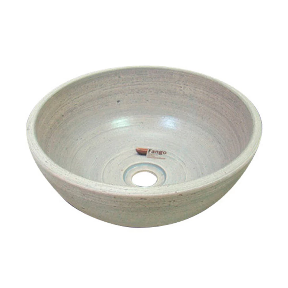 Bacha artesanal redonda FANGO GRIS -35cm