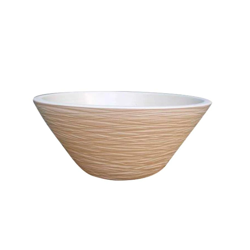 Bacha artesanal PIEDRA MARFIL – 35cm