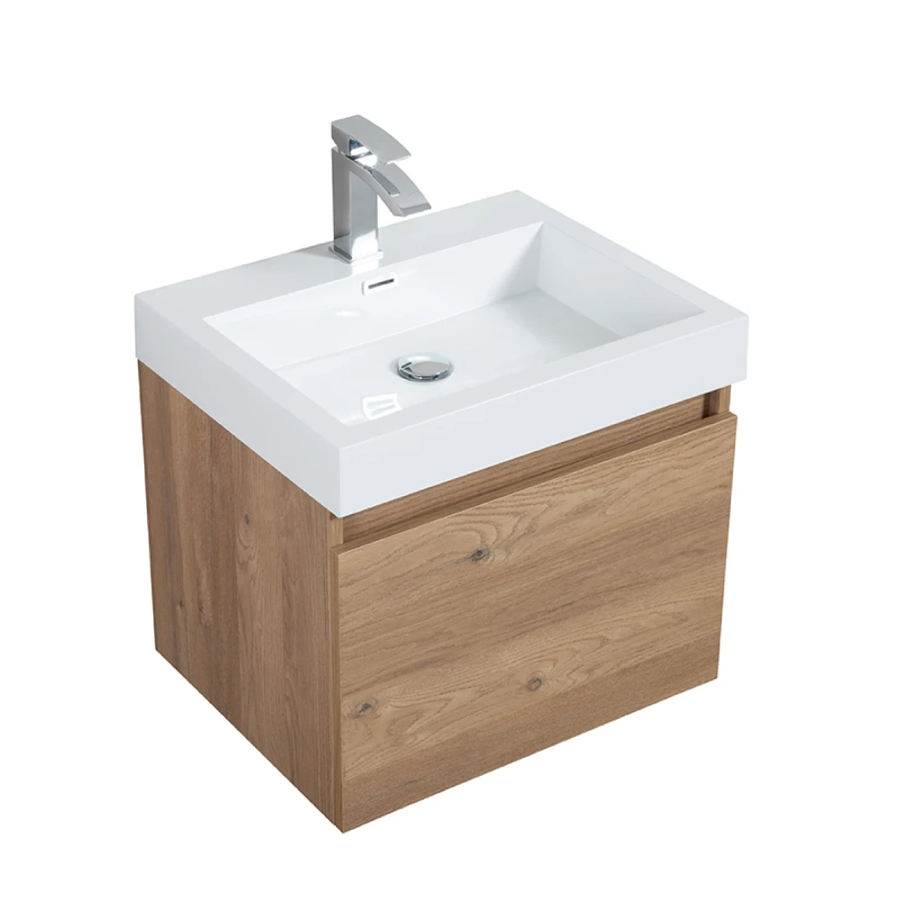 Mueble de baño JENSEN c/bacha de resina -60cm (desarmado)