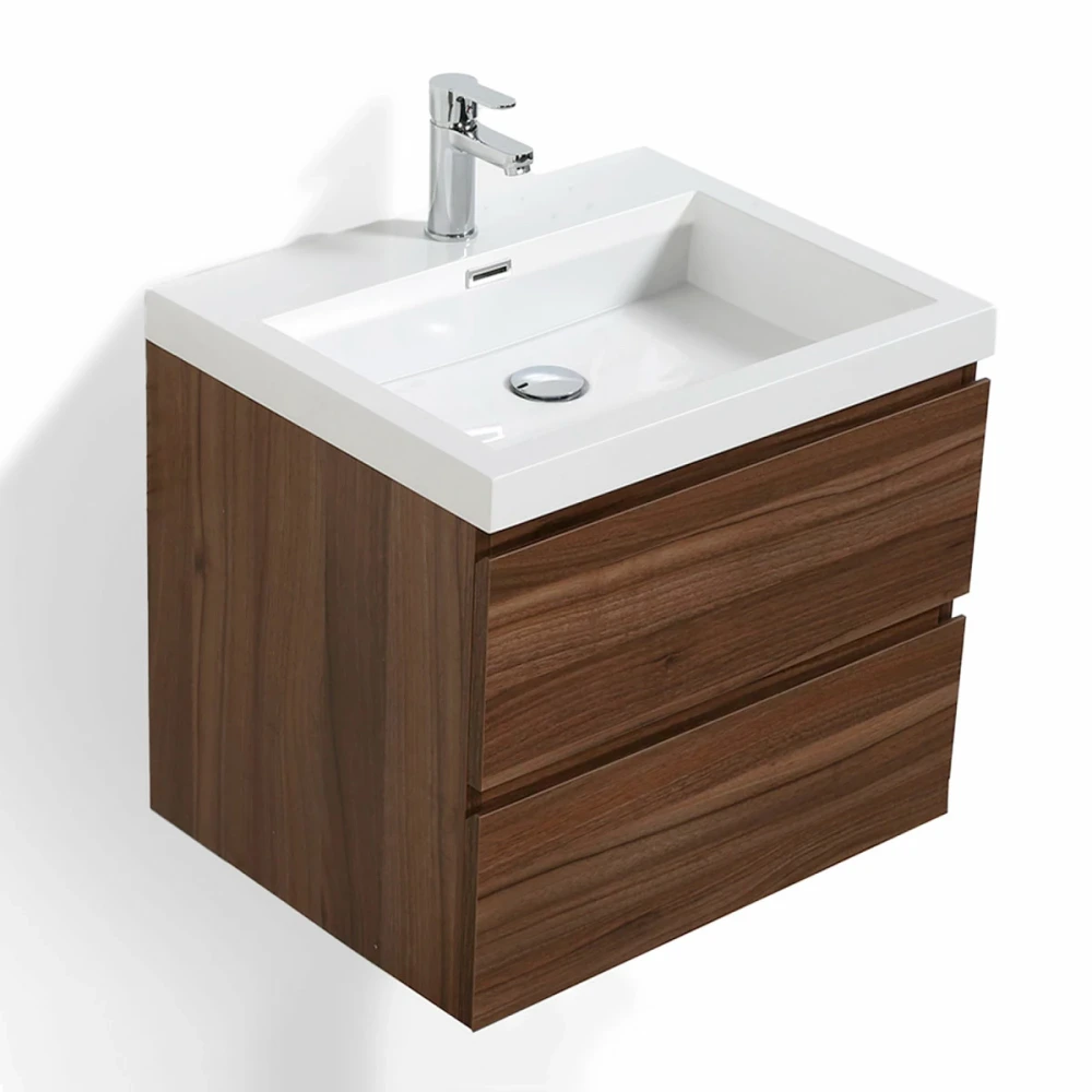 Mueble de baño ANGELA c/bacha de resina -60cm (desarmado)