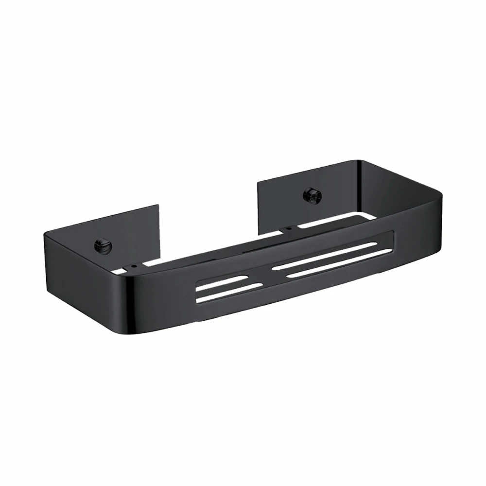 Repisa rectangular negro mate