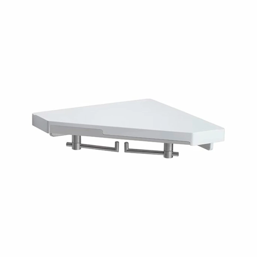 Repisa esquinera con percha doble BAI -FV