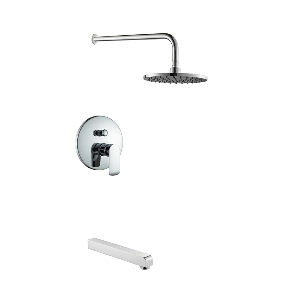 Baño/Ducha de embutir ALASSIO cromo