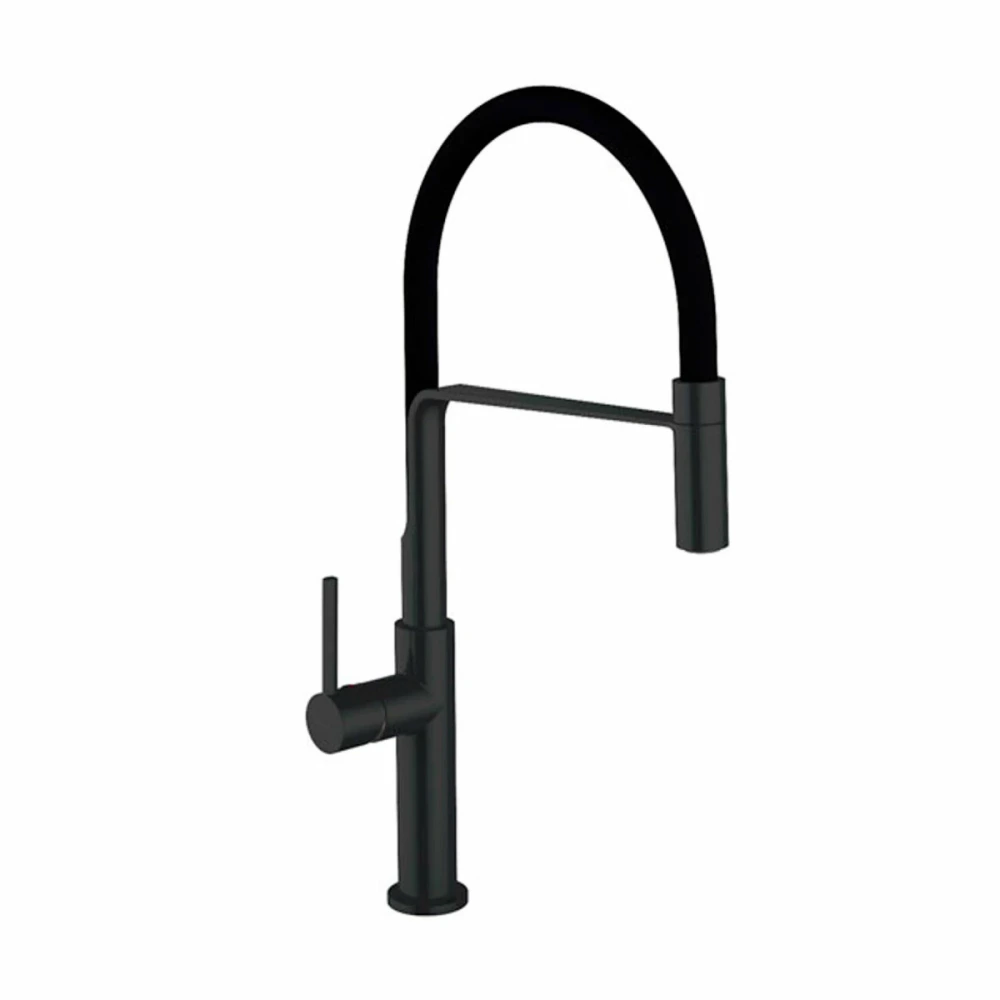 Monoc. Cocina p/mesada Cheff Slim Negro Mate -CLEVER