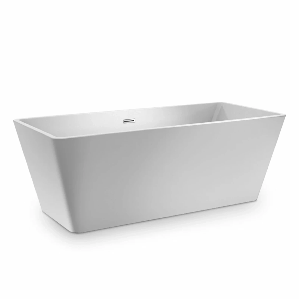 Bañera autoportante BLANCO MATE 170x80x60cm (no incluye desague)