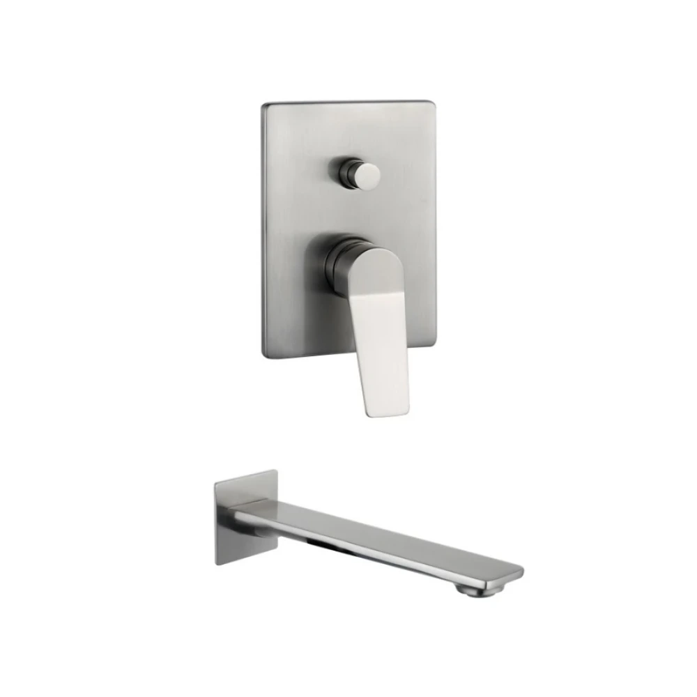 Baño/Ducha de empotrar PANTER c/transferencia, roseta y pico