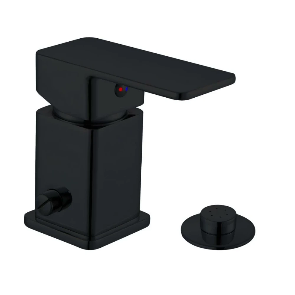 Bidet Monocomando Con Trasferencia Negro Apollo