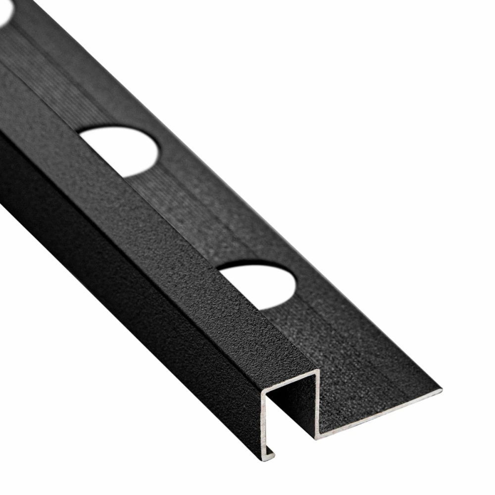 Listelo De Aluminio 12X10 2.60 Mts Ebano Alumacer