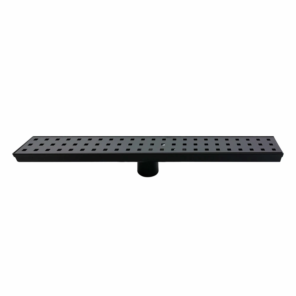 Rejilla lineal Ac. Inox. Negro Mate 80cm