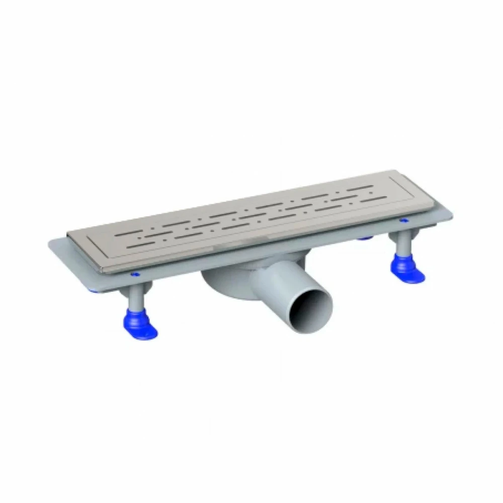 Rejilla lineal 60cm de Ac. Inox. Brillo anti olor c/membrana