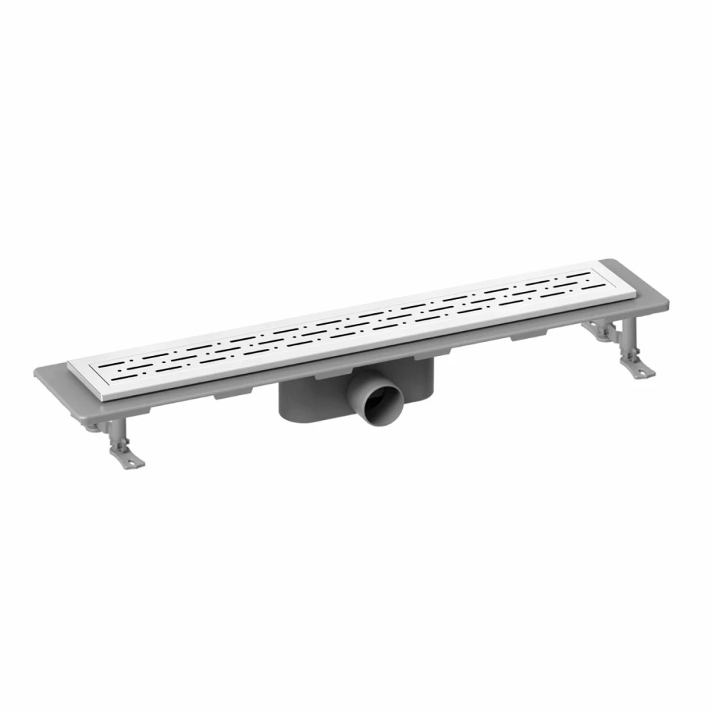 Rejilla lineal 83cms Ac. Inox. Brillo