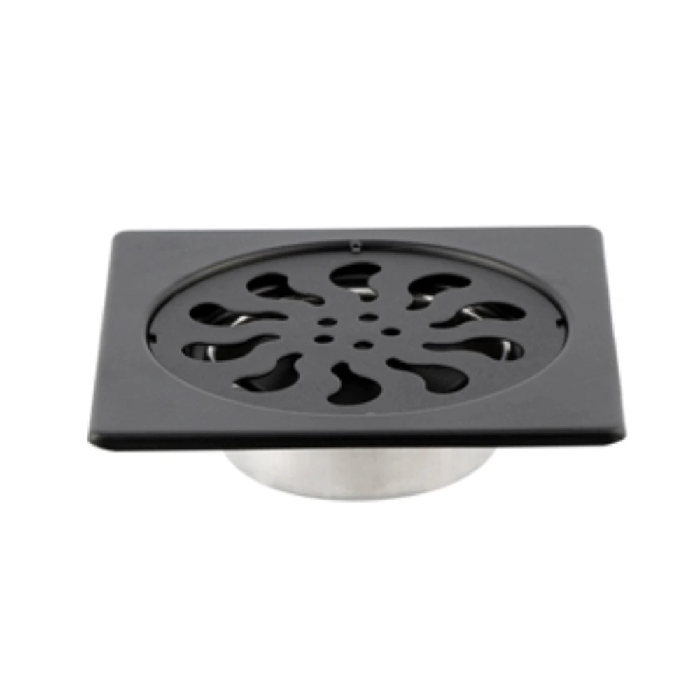 50666 – Rejilla de Piso de Metal Color Negro 15×15