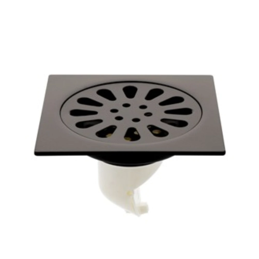 50665 – Rejilla de Piso Metal Color Negro 10×10