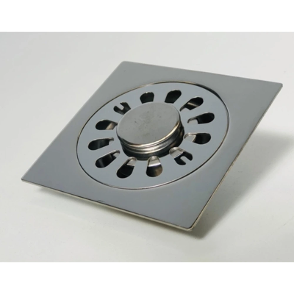 50598 -Rejilla de piso Acero Inox.  -10 x 10