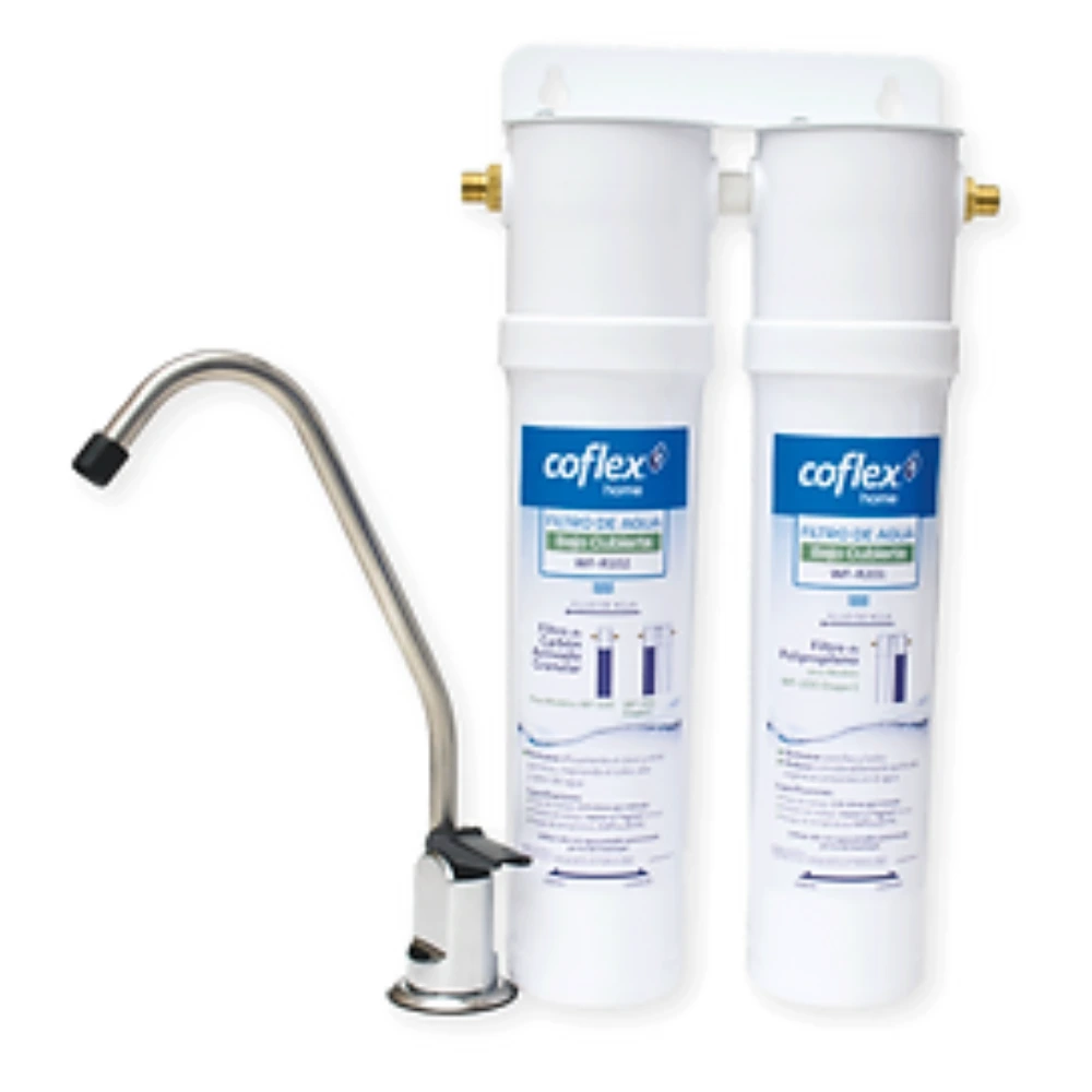 53132 -Sistema Filtro Coflex Agua Bajo Mesada de 2 etapas c/ Grifo de Mesa