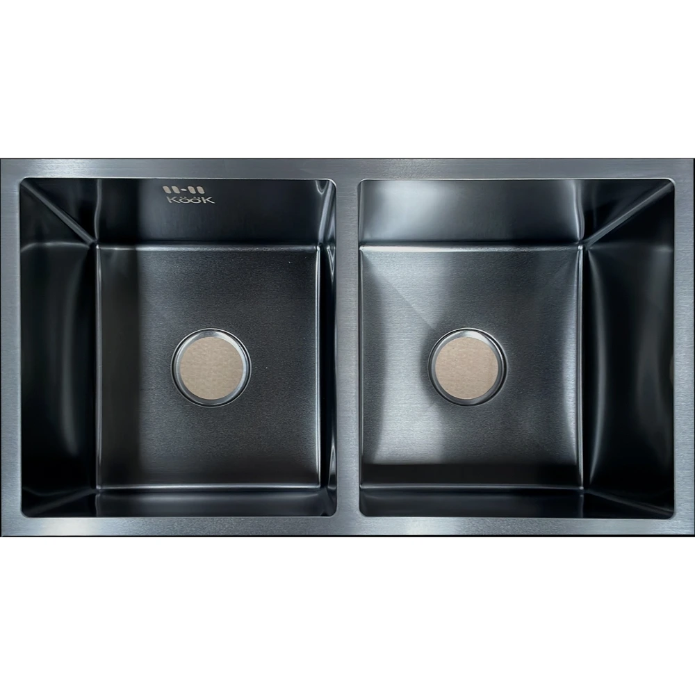 KOOK Doble Negra -78x43x22cm -7843EN SOBREPONER Y EMBUTIR