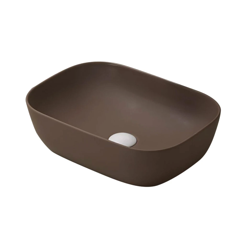 Bacha de apoyo ALAMO marron mate -45.5x32x13.5cm